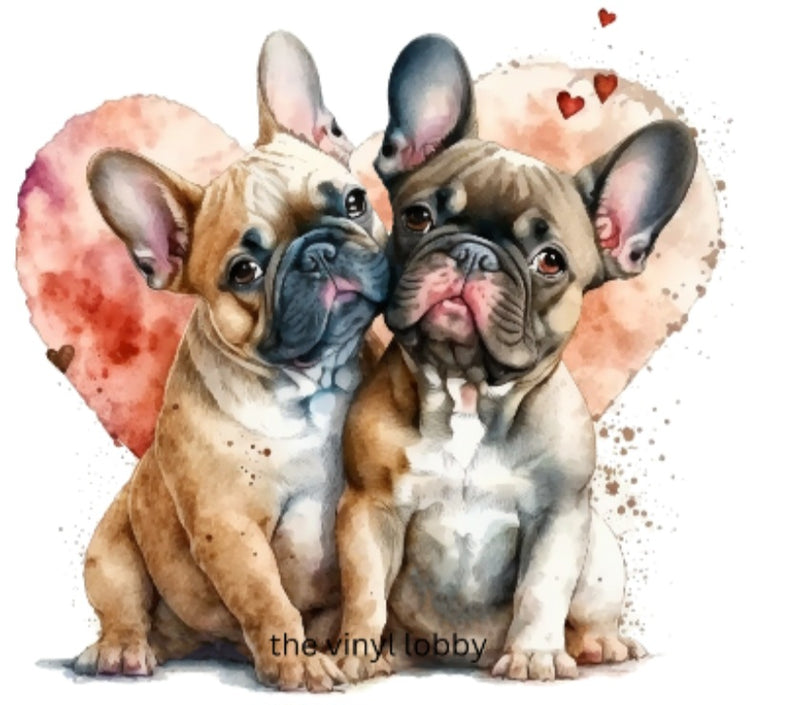 Frenchie Love Printed Sublimation Paper for 11oz mug