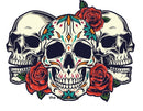 3 Skulls Printed Sublimation Paper for 11oz mug