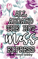 Sublimation Prints for Square Car Air Freshener 2 prints per Sheet - All Aboard