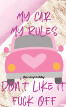 Sublimation Prints for Square Car Air Freshener 2 prints per Sheet - My Car