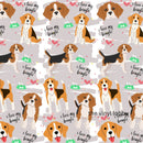 I Love my Beagle 20oz Skinny Tumbler Printed Paper