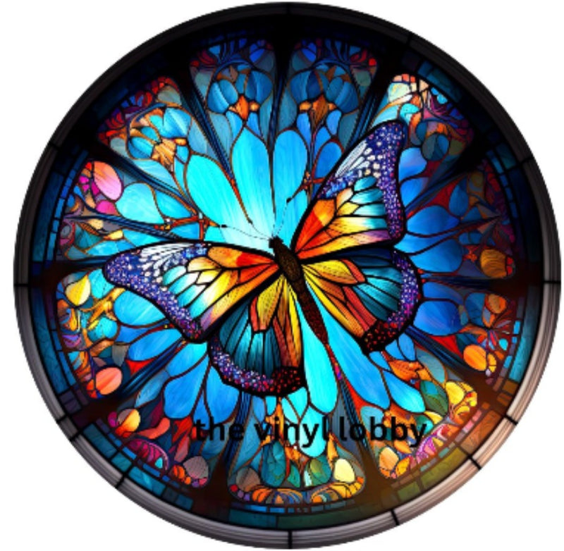 Stained Glass Butterfly Sublimation Paper for 11oz mug