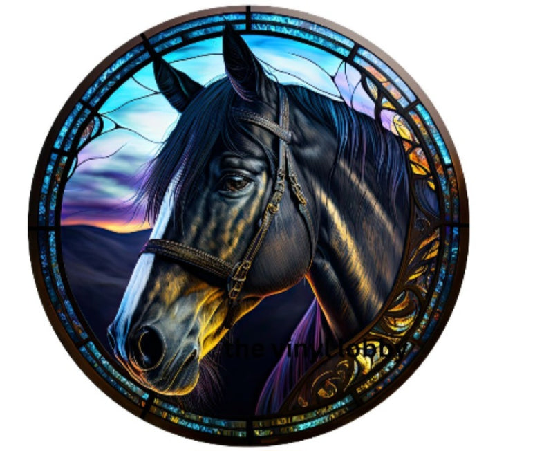 Stained Glass Horse Sublimation Paper for 11oz mug