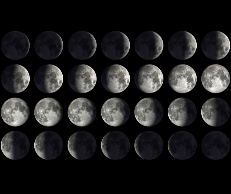 Moon Phrase 20oz Skinny Tumbler Printed Paper
