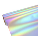 Foil Permanent Adhesive Vinyl - Holographic Silver  30cm x 30cm