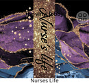 Nurses Life 20oz Skinny Tumbler Printed Paper
