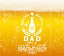 20oz Skinny Tumbler Printed Paper - Worlds Best Number One Dad