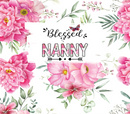 20oz Skinny Tumbler Printed Paper - Pink Blessed Nanny