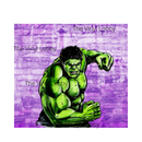 20oz Skinny Tumbler Printed Paper - Green Hulk