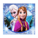 20oz Skinny Tumbler Printed Paper - Blue Princess