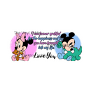 Forever Grateful Baby Mouse Printed Sublimation Paper for 11oz mug