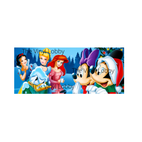 Mouse and Friends Christmas Printed Sublimation Paper for 11oz mug