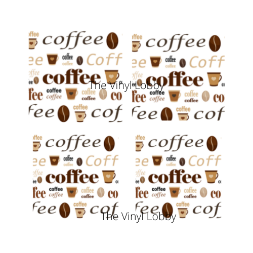 Coffee Sublimation Coaster Prints 4 Per Pkt 4"x4"