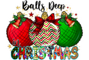 A4 Printed Sublimation Paper - Christmas Balls