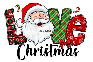 A4 Printed Sublimation Paper - I Love Christmas