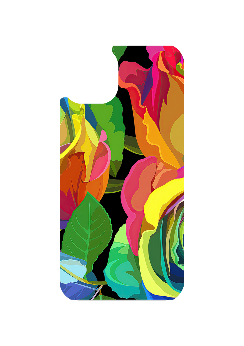 Mobile Phone Case Sublimation Print- Colourful Roses