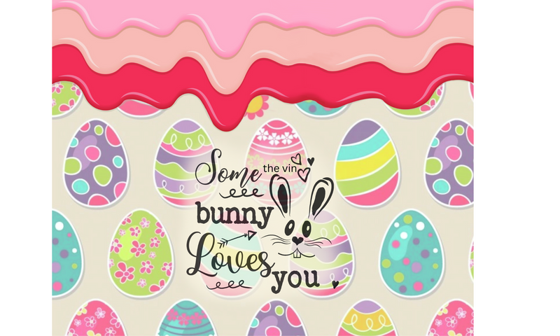 Easter Candy Dip Printed Sublimation Paper for 20oz Skinny Tumbler