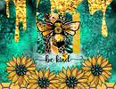 Bee Kind Western 20oz Skinny Tumbler Printed Paper