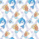 Mermaid and Dolphins Sublimation Printed Paper