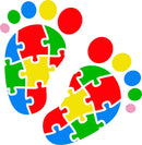 Baby Feet Autism Printed Sublimation Paper for 11oz mug