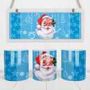 Printed Sublimation Paper for 11oz mug - Blue Santa