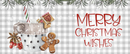Ginger Breadman Merry Christmas Printed Sublimation Paper for 11oz mug
