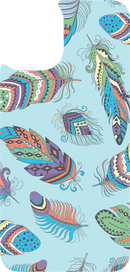 Mobile Phone Case Sublimation Print- Feathers
