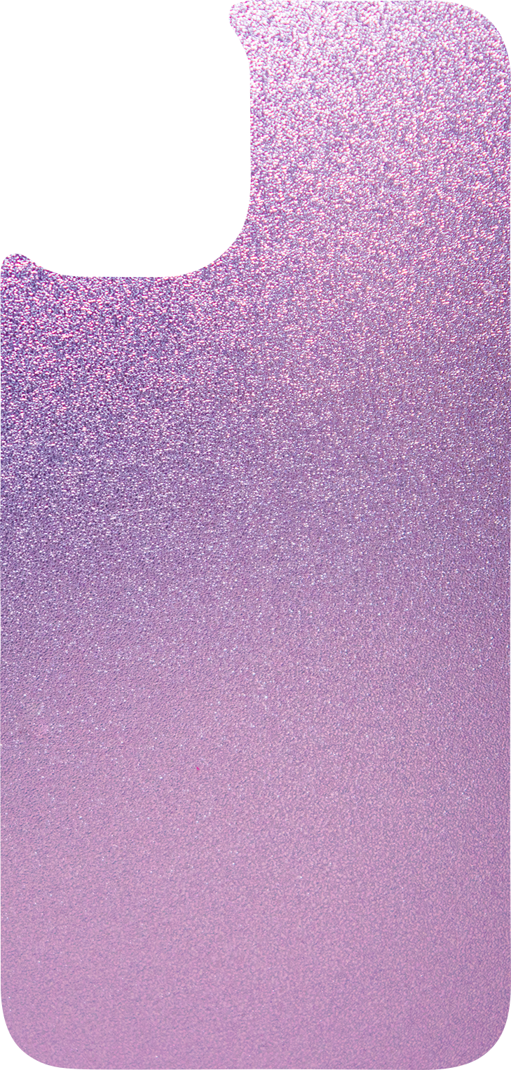 Mobile Phone Case Sublimation Print- Purple Glitter