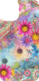 Mobile Phone Case Sublimation Print- Water Colour Flowers