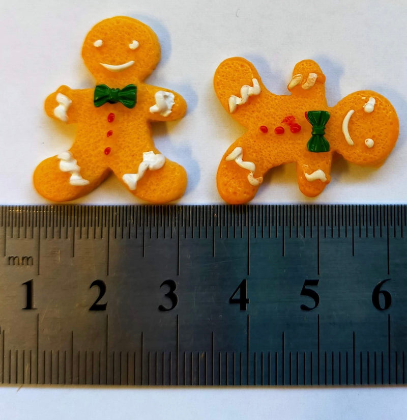 Flatback Resin- Gingerbread Various