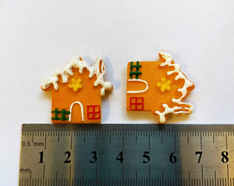 Flatback Resin- Gingerbread Various