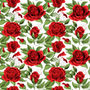 Large Roses Printed Sublimation Paper