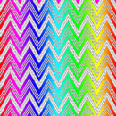 Printed Sublimation paper- Rainbow Zig Zag
