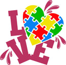 Love Autism  Printed Sublimation Paper for 11oz mug