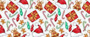 Candy Canes Christmas Printed Sublimation Paper for 11oz mug