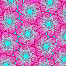 Printed Sublimation paper- Pink Flower Swirls