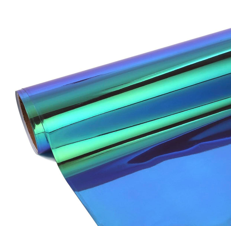 Opal Foil Permanent Adhesive Vinyl - Blue Green  30cm x 30cm