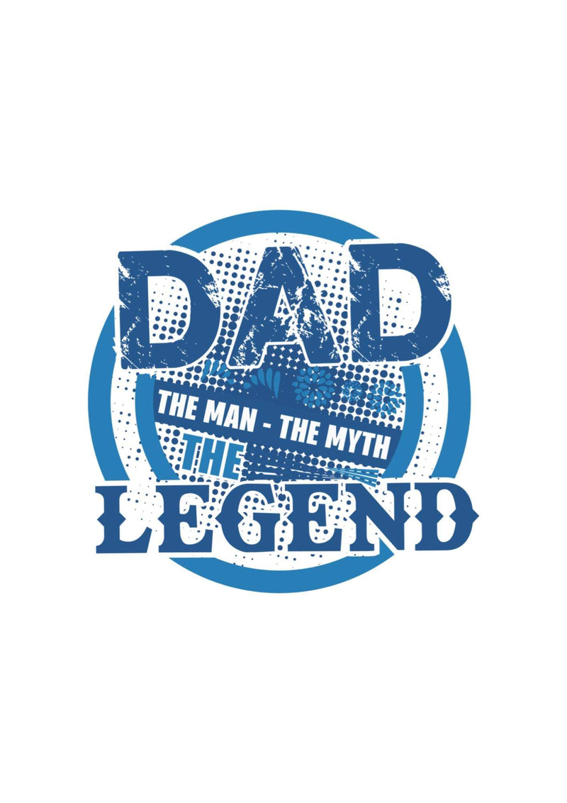 Dad Legend Blue Printed Sublimation Paper for 11oz mug
