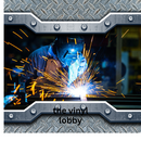 20oz Skinny Tumbler Printed Paper - Welder