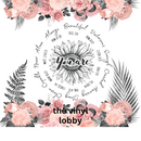 20oz Skinny Tumbler Printed Paper - Always Beautiful