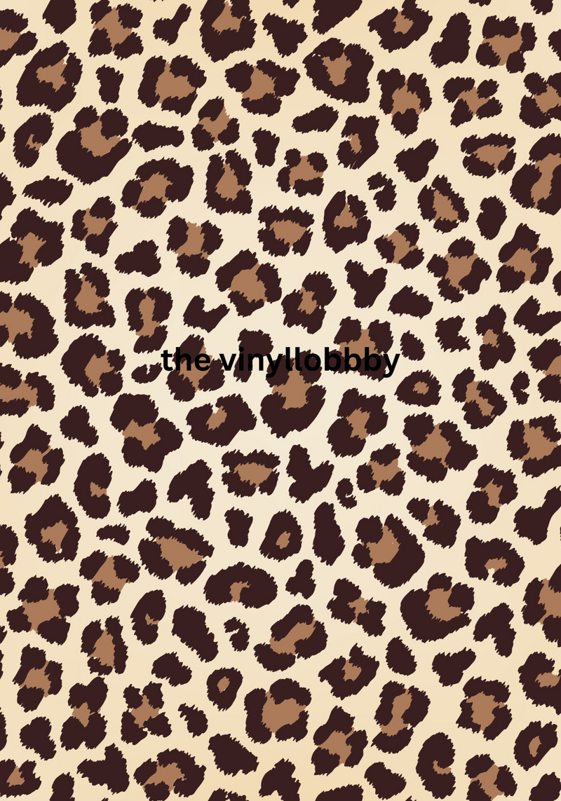 Brown Leopard sublimation Print For Credit Card Key Chain Holder