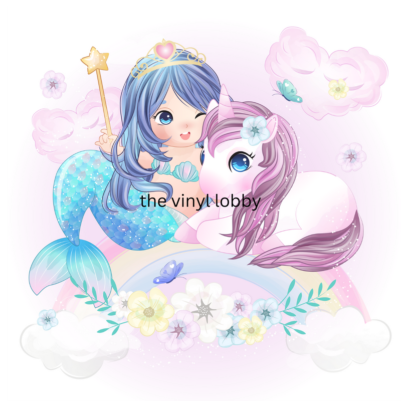 Magical Unicorn Sublimation Print for kids t-shirts