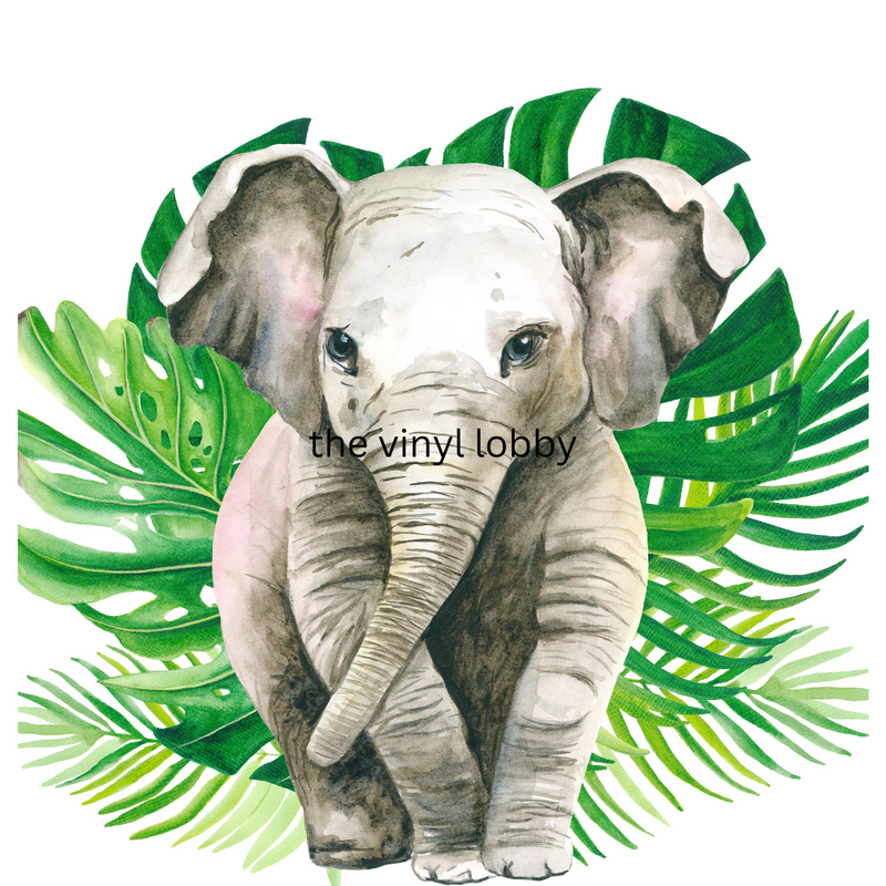 Baby Elephant Sublimation Print for kids t-shirts