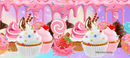 Cupcakes Printed Sublimation Paper for 11oz mug
