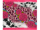 Leopard Red Roses 20oz Skinny Tumbler Printed Paper