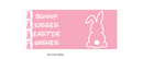 Bunny Kisses Printed Sublimation Paper for 11oz mug -