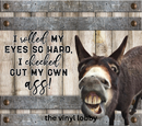Funny Donkey 20oz Skinny Tumbler Printed Paper