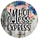 Sublimation Prints for Round Car Air Freshener 2 prints per Sheet - Hot Mess