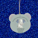 Teddy Bear Hanging Sign with Hanging loop.