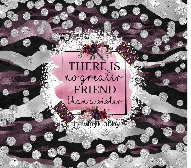 There is no greater friend 20oz Skinny Tumbler Printed Paper